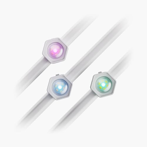 Nanoleaf Smart Rgbicw Outdoor Wall Lights - Confezione Di Espansione (5 M), Multicolore E Bianco Caldo/Freddo, App Wi-Fi Per Scene Personalizzate, Con