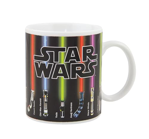 Tazza Cambiamento Di Calore Lightsaber Star Wars Merchandise Ufficiale Disney, Aggiungi Bevanda Calda Per Rivelare Lightsabers, Regalo Per Fan Di Star