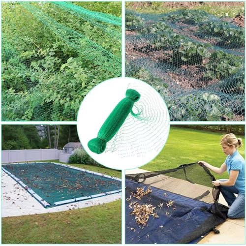 Rete Per Uccelli Da Giardino, 4 X 15 M, Protegge Piante Da Orto E Alberi Da Frutto, Rete In Plastica Da 1,5 Cm, Per Uccelli, Cervi, Scoiattoli E Altri