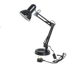 Lloytron Hobby Desk Lamp 40 W – Colore: Nero
