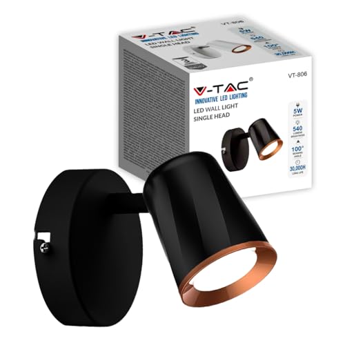Vt-806 6W Led Wall Lamp Colorcode:3000K Black