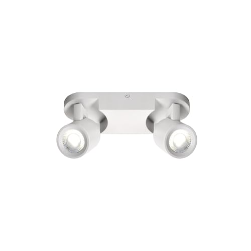 Watiowave Griglia In Alluminio Tonico 2 X Gu10 Bianca