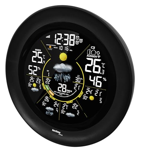 Wd3040 - Stazione Meteo Internet Elegante, Design Speciale, Previsioni Meteo Regionali, Temperature, Utilizzo Con App Meteo, Dati Aggiuntivi Su Smartp