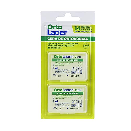 Lacer Ortolacer Cera Ortodonzia Confezione 2 X 7 Barre