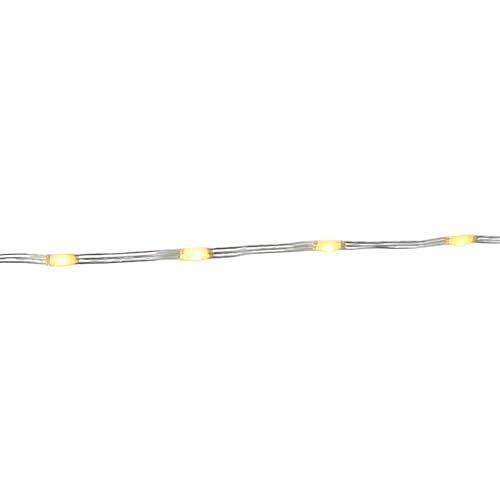 Well Home Chaîne De Lumière Solaire Rechargeable De 480 Lumières Led Blanc Chaud Avec Télécommande