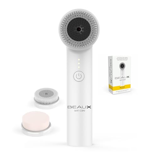 Beaux Skin Care "Nessie" Spazzola Elettrica Per Il Viso Beaux Skin Care Con Setole Morbide Rotanti Per Un'Eccellente Pulizia Del Viso, Preparazione Di