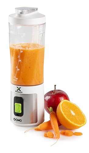 Blender Portable Sans Fil - Domo - Do752Bl - Xpower - 120 W - 600 Ml - Blanc