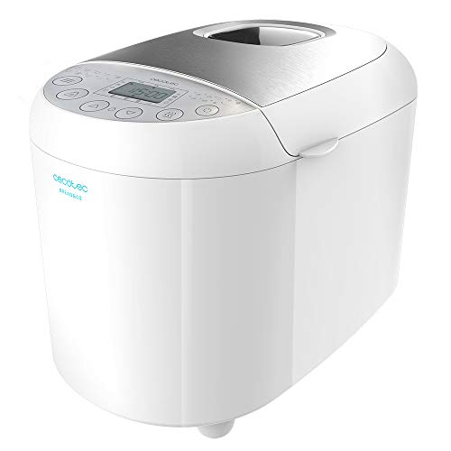 Cecotec Macchina Per Il Pane Programmi Automatici Bread&Co 1000 Delicious. 19 Programmi, 1Kg, 15 Ore Programmabili, Vaschetta Lavabile In Lavastovigli