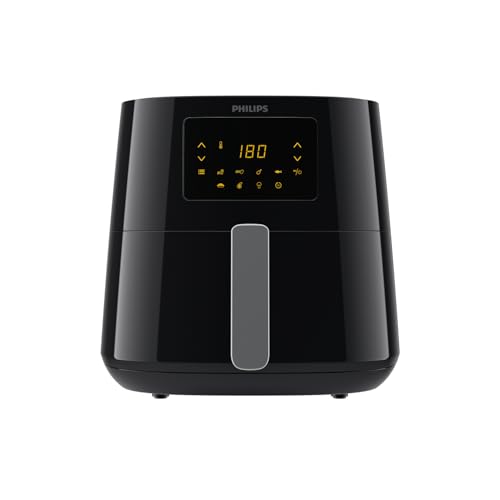 Friteuse Sans Huile Philips Airfryer Xl Série 3000 Hd9270/70, 1,2 Kg, Technologie Rapid Air, 7 Préréglages, Noir
