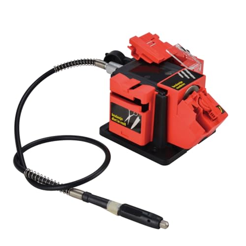Macchina Affilatrice Multifunzioni Universale 65W : Coltelli, Forbici, Punte, Scalpelli - Tornio Per Molatura Elettrico - Albero Flessibile Incluso Pe
