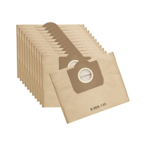 Drrobor Sacchetti Di Ricambi Per Karcher Wd3, Sacchi Filtro Di Carta 6.959-130.0 Accessorio Per Kärcher Wd3 Mv3 Aspirapolvere (12 Pezzi)