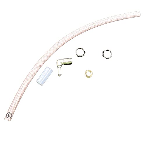 Marel Shop® - Kit Tubo Vapore Telato Con Raccordi E Fascette Per Ferro Da Stiro Compatibile Con Vaporella Polti Per Modelli: 610-630 - 650-670 Eco - 6