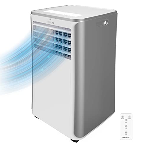 Cecotec Condizionatore Portatile Con Telecomando Forceclima 9100 Soundless. 9000 Btu, Tecnologia Soundless, Display Led, 4 Modalità, 2 Velocità, Coper