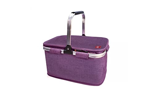 Picnic Basket Purpla Marbled