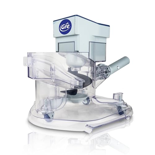 Gre Le75 - Leaf Eater, Pulitore Per Piscine A Batteria Senza Fili, Per Piscine Fuori Terra E Interrate, Con Filtro Extra Grande 6L