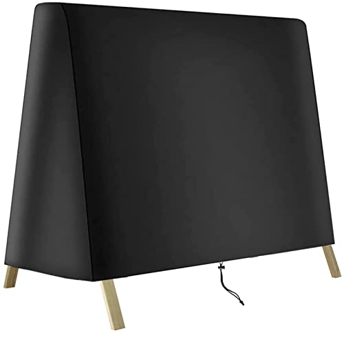 Kekafu Copertura Dondolo, Copri Dondolo Posti Impermeabile, Copri Altalena Hollywood Con Coulisse, Tessuto Oxford 420D - Nero (212 * 147 * 150)
