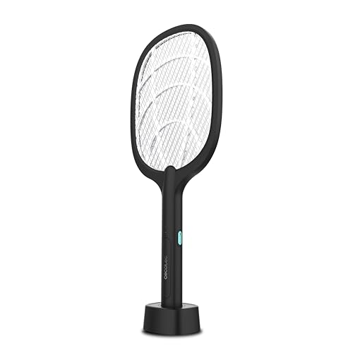 Cecotec Racchetta Mosquito Killer Byefly 1000 Paddle, 3000 V E Batteria Da 1200 Mah, Base Convertibile In Lampada, 2 In 1: Uccisore Di Mosche E Lampad