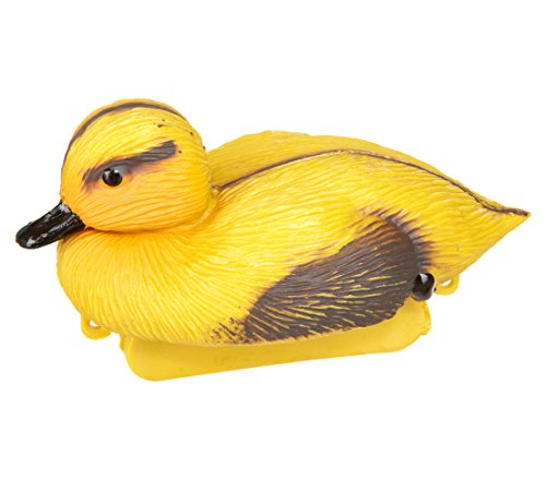 Dehner Figura Decorativa Anatroccolo, Galleggiante, Ca. 13 X 7,5 X 6,5 Cm, Plastica, Giallo