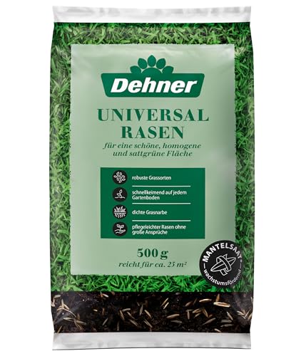 Dehner Semi Di Erba Universale, Semi Di Alta Qualità Per Prato Denso E Verde Intenso, Germinante Rapidamente/Facile Da Pulire/Robusti, Ideali Per Semi