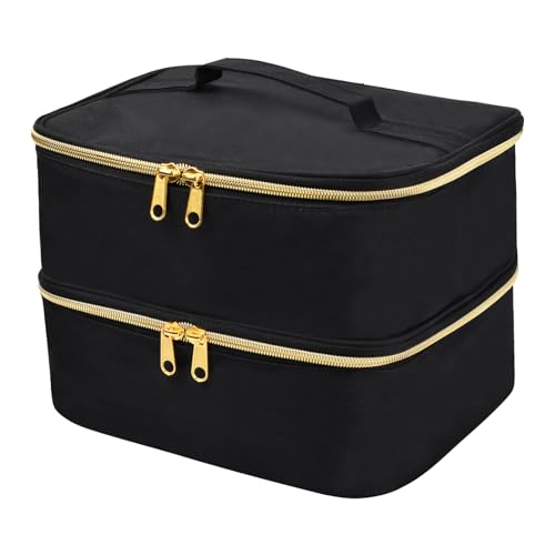 Volumoon Borsa Porta Smalti E Lampada Perunghie, Custodia Per Smalti Doppio Strato, Valigetta Smalti Per Unghie Portatile, Borsa Rimovibile Per Cosmet