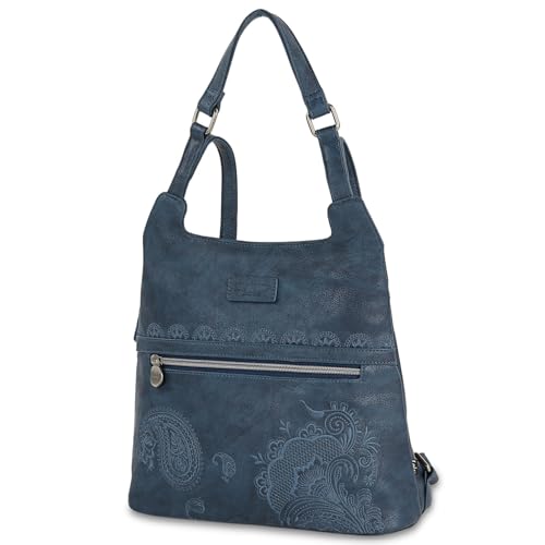 Lois - Borse Zaino Da Donna, Zaini Donna Casual, Zaino Donna Piccolo, Borsa Zaino Donna Antifurto, Zaino Donna. Zaino 302677, Marino, Taglia Unica, Bo