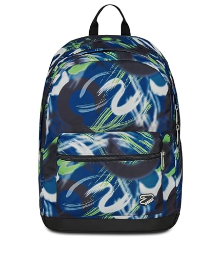 Seven Zaino Scuola Pro Xxl Con Cuffie Wireless, Blu, Tasca Interna Porta Pc, 32 L, Scuola Media E Superiore, Zaino Ragazzo
