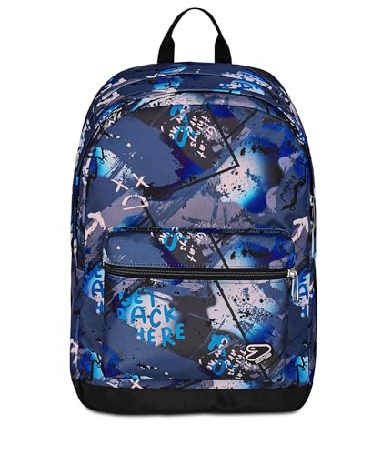 Seven Zaino Scuola Pro Xxl Con Cuffie Wireless, Grigio, Tasca Interna Porta Pc, 32 L, Scuola Media E Superiore, Zaino Ragazzo