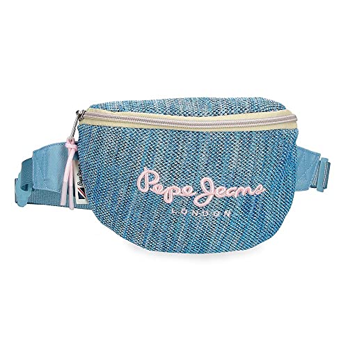 Marsupio Pepe Jeans Lena Piccolo Blu 27X11X6,5 Cm Poliestere