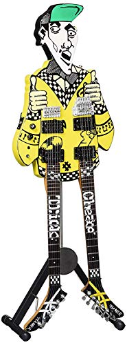 Rick Nielsen Cheap Trick 1983 Hamer Uncle Dick Doubleneck Mini Guitar Replica Collectible