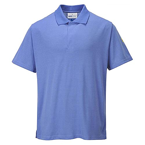 Antistatic Esd Polo Shirt - Color: Hosblu - Talla: 3 Xl