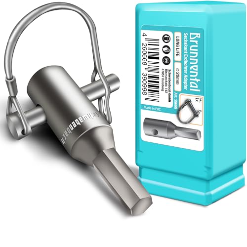 Brunnental ® Sechskant Adattatore Per Trapano A Terra + Bullone Quick Change Per Trapano Manuale – Usa Il Tuo Trapano A Percussione Come Trapano Per P