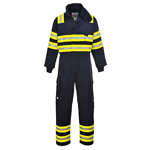 Portwest Fr98 Tuta Incendi Boschivi, Taglia M, Navy