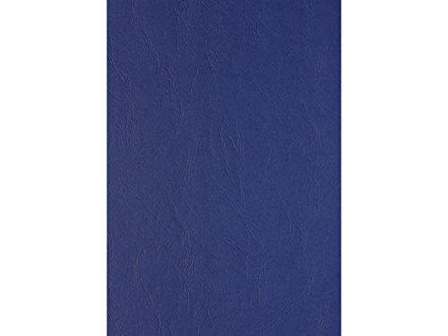 Clairefontaine Pqt De 100 Couvertures Reliure Text&Cover Cuir 240G A4 210X297 Mm Bleu Royal