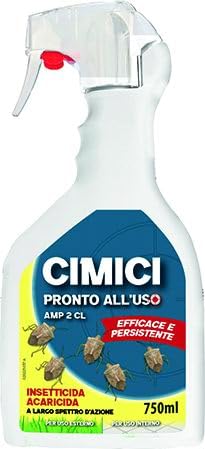 Insetticida Pcimici Pronto Uso 750 Ml A Largo Spettro D'Azione Adama