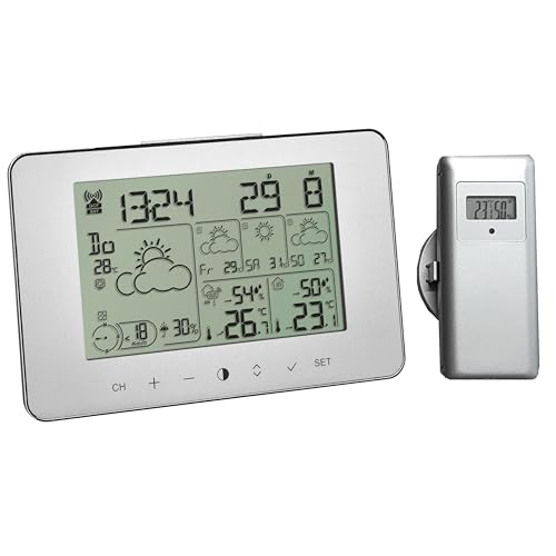 Tfa Dostmann Meteo Info Center Meteotime Primo 35.1156, Stazione Meteo, Per 90 Regioni Meteorologiche In Europa, Con Probabilità Di Pioggia, Forza Del