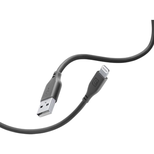 Cellularline | Soft Cable 120 Cm - Lightning | Cavo Soft Touch Lightning