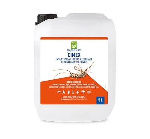 Cimex Lt.5 Insetticida Liquido Pronto Uso A Base Di Permetrina Tetrametrina Anti Zanzare