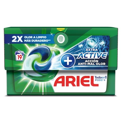 Ariel Pods Odor Active 3En1 Detergente 19 Cápsulas