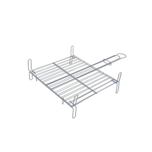 Msv Griglia Barbecue Rettangolare Piedini 30X35Cm In Acciaio Cromato