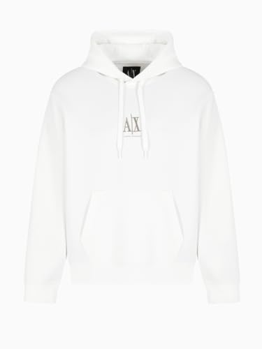 A|X Armani Exchange Casual Da Uomo, Bianco Sporco, Xs