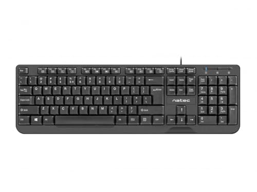 Natec Teclado Trout Slim Negro