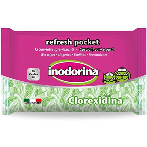 Inodorina Toallitas Clorhexidina Pocket 15 Pzas