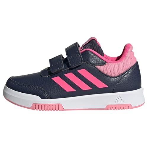 Adidas Tensaur Hook And Loop Shoes, Sneaker Unisex - Bambini E Ragazzi, Shadow Navy Pink Bliss Pink, 32 Eu