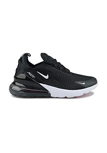 Nike Air Max 270 (Gs), Scarpe Running Unisex-Bambini E Ragazzi, Nero (Black/White/Anthracite 001), 38 Eu