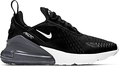 Nike Air Max 270 (Gs), Scarpe Da Corsa Unisex - Bambini E Ragazzi, Nero (Nero/Bianco/Antracite 001), 36.5 Eu