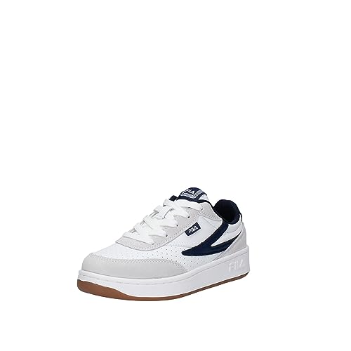 Fila Sevaro S Kids, Scarpe Da Ginnastica, White Navy, 30 Eu