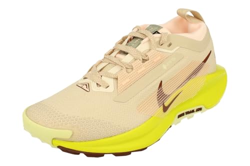 Nike Reactx Pegasus Trail 5 Gtx, Scarpe Allacciate Donna, Sanddrift/Dk Pony-Cyber-Life Lime-Crimso, 40 Eu
