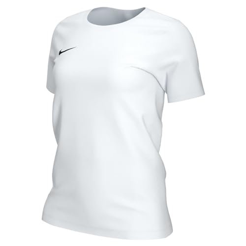 Nike Dry Park Vii W Maglietta A Maniche Corte Donna, Bianco (White/Black), Xs