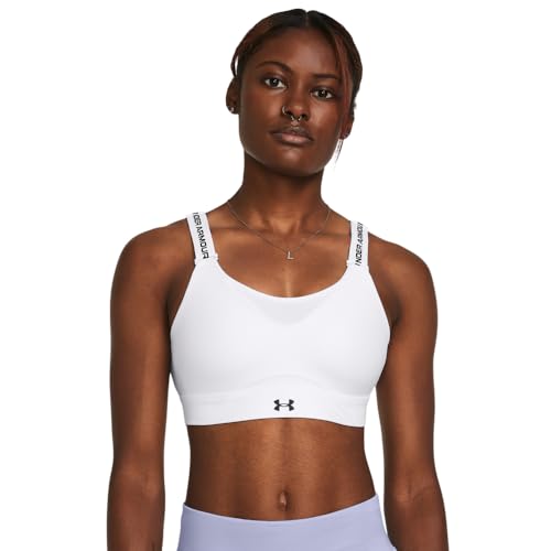 Under Armour Donna Infinity High Bra, Reggiseno Sportivo, Top Sportivo Donna Per Un Alto Sostegno, Top Palestra Donna Con Spalline Incrociate