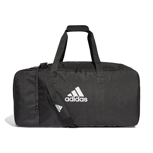 Adidas Tiro Duffel L Borsa Sportiva Unisex - Adulto, Nero (Negro/Blanco), 70 X 32 X 32 Cm